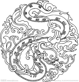古典龙纹