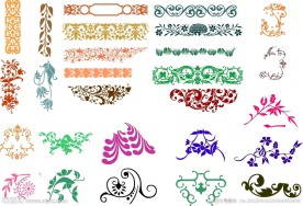 古典花纹矢量图