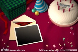 生日背景视频素材