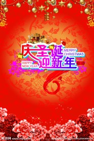 庆圣诞迎新年