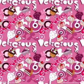 卡通背景 美食背景