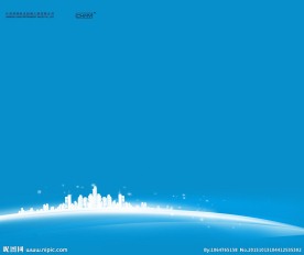 蓝色房产展板背景