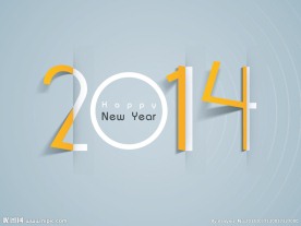 2014新年字体设计