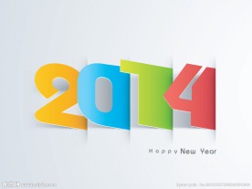 2014新年字体设计