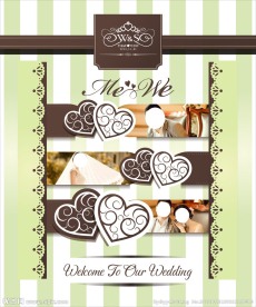 个性婚礼迎宾牌