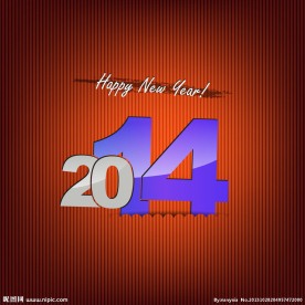 2014新年字体设计