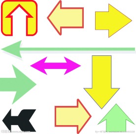 箭头标志 指示标