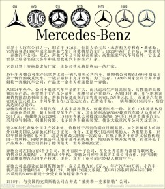 最全的奔驰标志信息