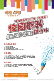 校园招聘海报