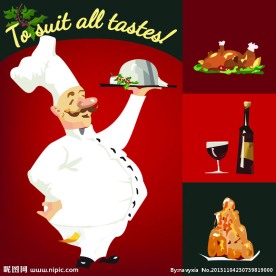 餐厅菜单模板矢量素材