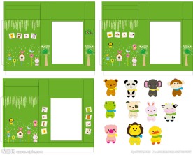 十二生肖矢量包装盒