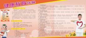 健康教育墙报广告宣传