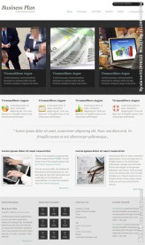 欧美大气商务网站模板