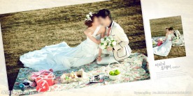 唯美婚纱模板阳光缢彩