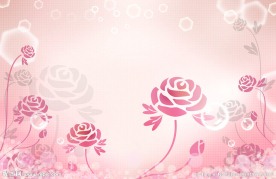 电视背景墙 花朵 花纹