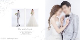 最新唯美婚纱模板