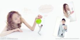 最新唯美婚纱模板