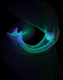 炫彩曲线主菜单背景