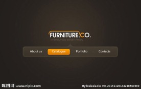 咖啡色背景动画模板