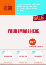 扁平化购物网站模板