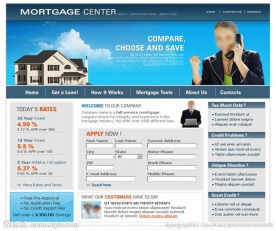 房地产网站模板