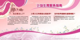 计划生育服务指南展板