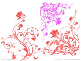 精美边角花纹装饰笔刷