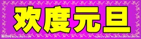 欢度元旦节日标题
