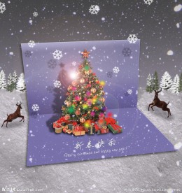 圣诞 新春 春节贺卡