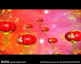 春节灯笼视频素材