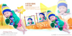 儿童摄影设计相册模板