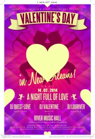 情人节海报 背景