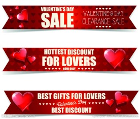 情人节打折横幅