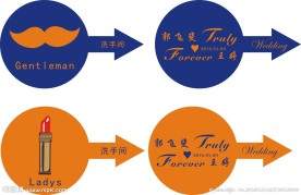 婚礼指示牌