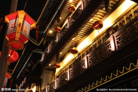 上海豫园 建筑夜景