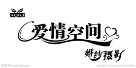 爱情空间 字体设计