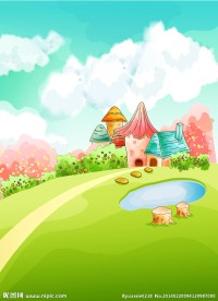 卡通 背景 插画