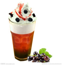 黑加仑忌廉奶茶