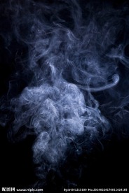 黑色背景青烟扩散贴图