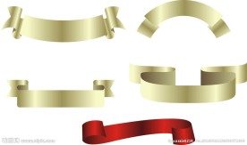 金色丝带