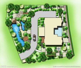 别墅庭院景观设计