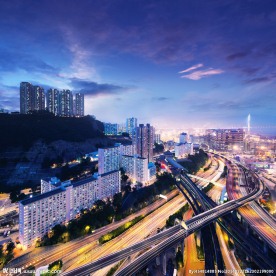 上海立交桥夜景