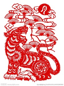 虎年剪纸