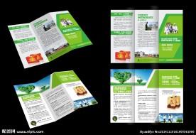 保健产品三折页