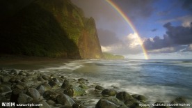 海边彩虹
