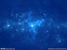 梦幻星空 蓝色星空  星空背景