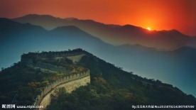 长城日出
