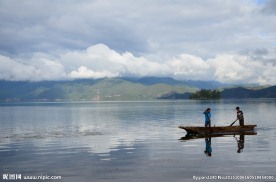 泸沽湖风光