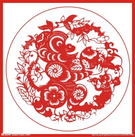 猴年剪纸