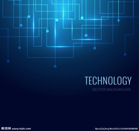 蓝色科技背景